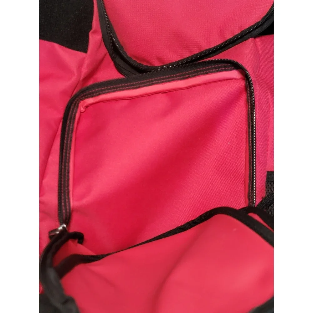 Rawlings Baseball Backpack Red Black Travel Gear Equipment Bag School Gym‎